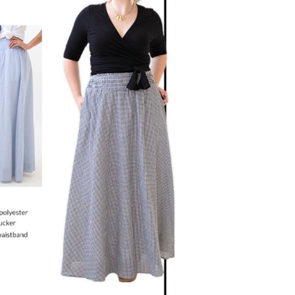 Agnes Dora Woven Maxi Ball Skirt NWOT Women’s - Picture 2 of 2